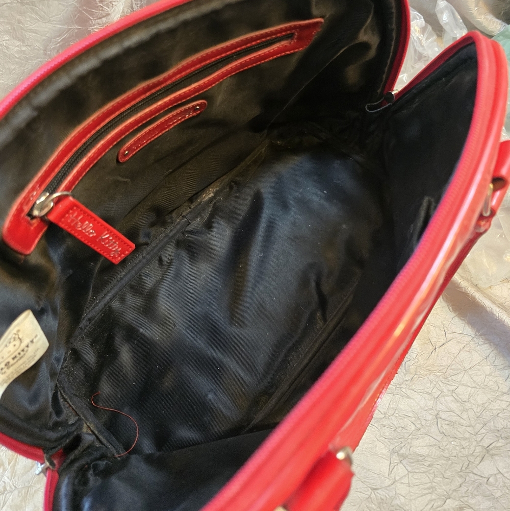 Red Embossed HELLO KITTY Handbag - Picture 9 of 15